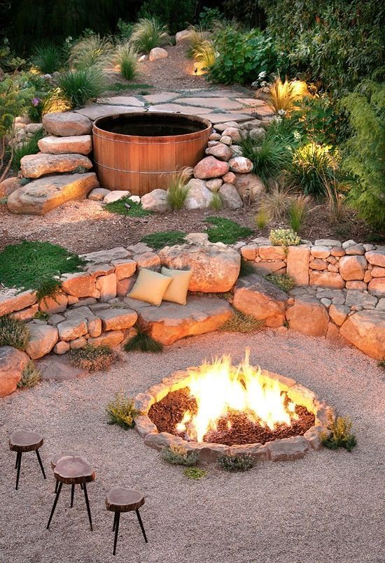 Transform Your Outdoor Space with a Hot
Tub and Fire Pit Backyard Design