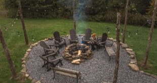 backyard design fire pit