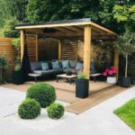 backyard design pergola