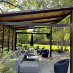 backyard design pergola