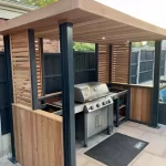 backyard design bbq