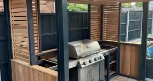 backyard design bbq