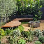 backyard design fire pit