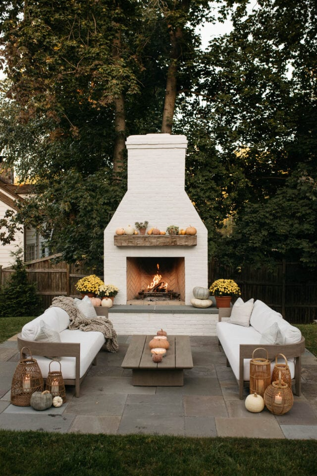 Transform Your Outdoor Space with a
Stylish Backyard Fireplace Design