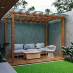 backyard design pergola