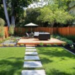 backyard design with deck