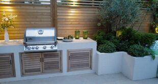 backyard design kitchen