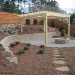 sloped backyard landscaping