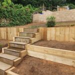 sloped backyard landscaping