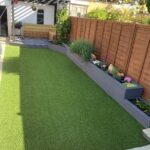 backyard design with garden