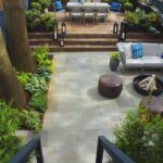 backyard design rectangle