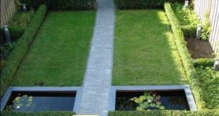 backyard design rectangle