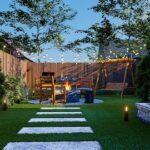 Garden Design ,backyard Design ,landscape Design ,garden Rendering .