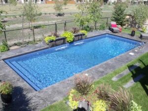 Modern Rectangle Pool Design - Tropical - Pool - Other - by Oasis .