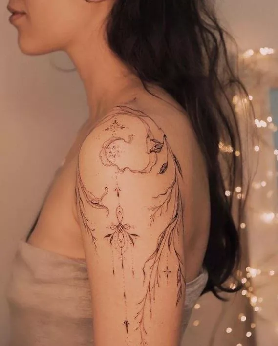 The Beauty and Strength of Shoulder Tattoos for Women