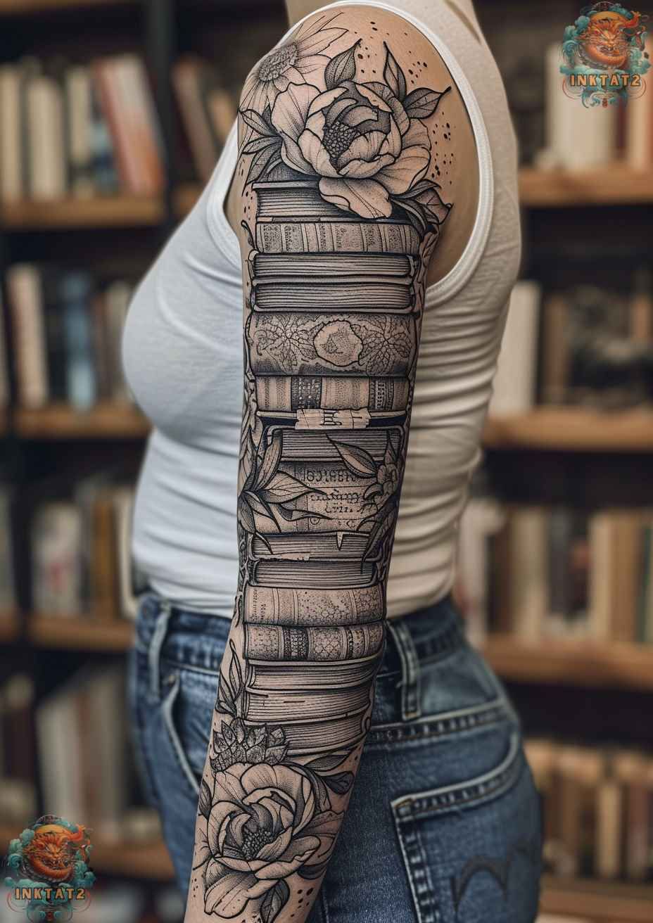 Beautiful and Meaningful Book Tattoo Ideas for Bibliophiles