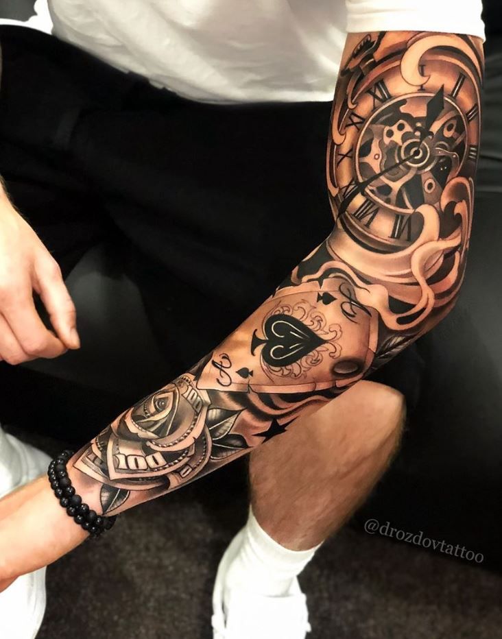 Bold and Creative Men’s Sleeve Tattoo Ideas to Make a Statement