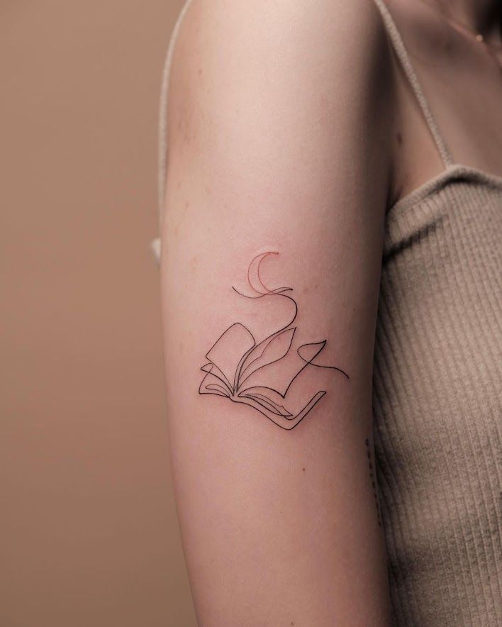 book tattoo ideas