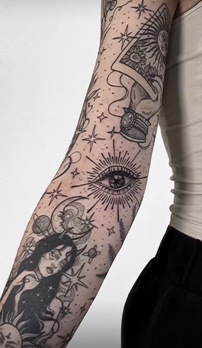 10 Enchanting Witchy Tattoo Ideas to Cast a Spell on Your Skin