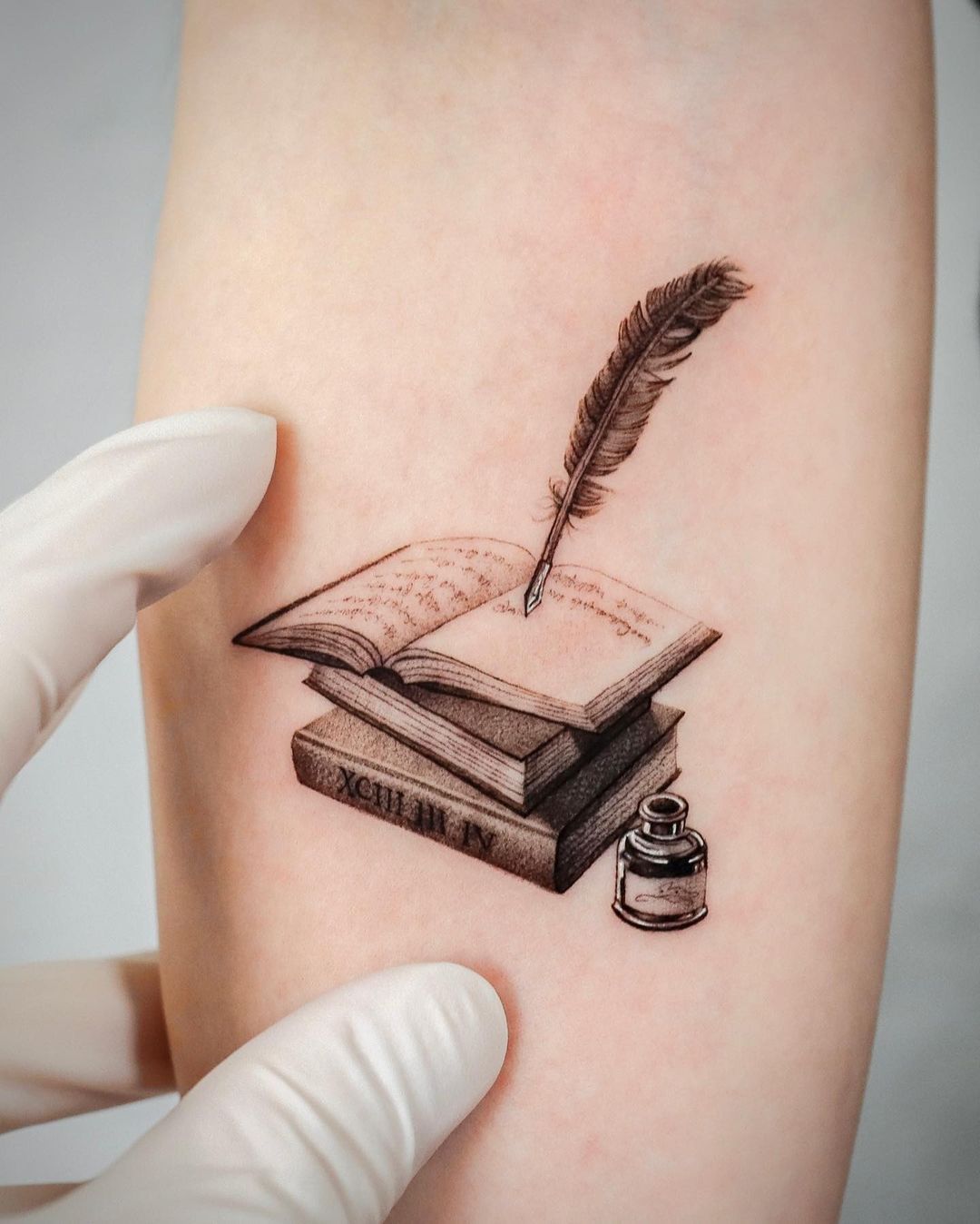 book tattoo ideas