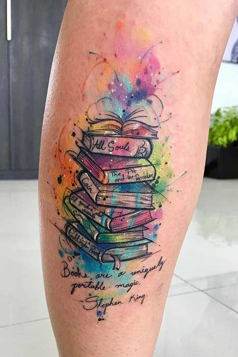 book tattoo ideas