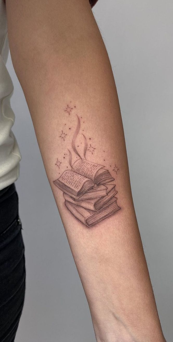 book tattoo ideas