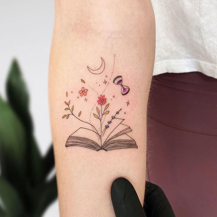 book tattoo ideas