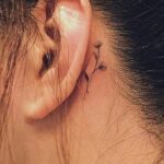 behind the ear tattoo ideas