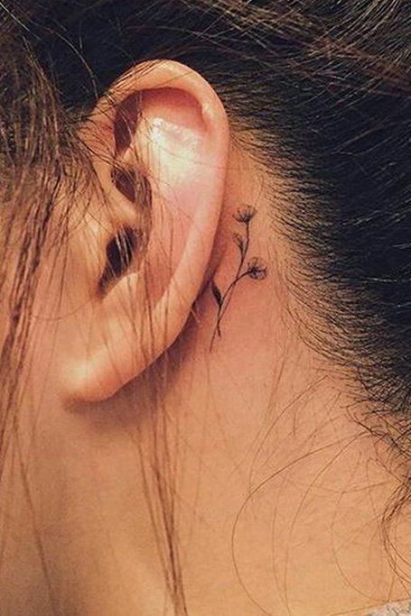 Unique Behind the Ear Tattoo Ideas for a Subtle Statement