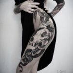 tattoo on leg