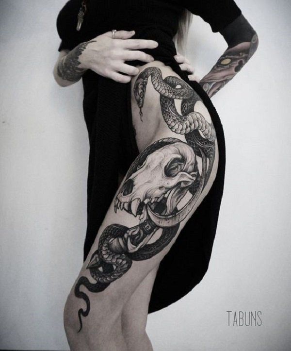 tattoo on leg