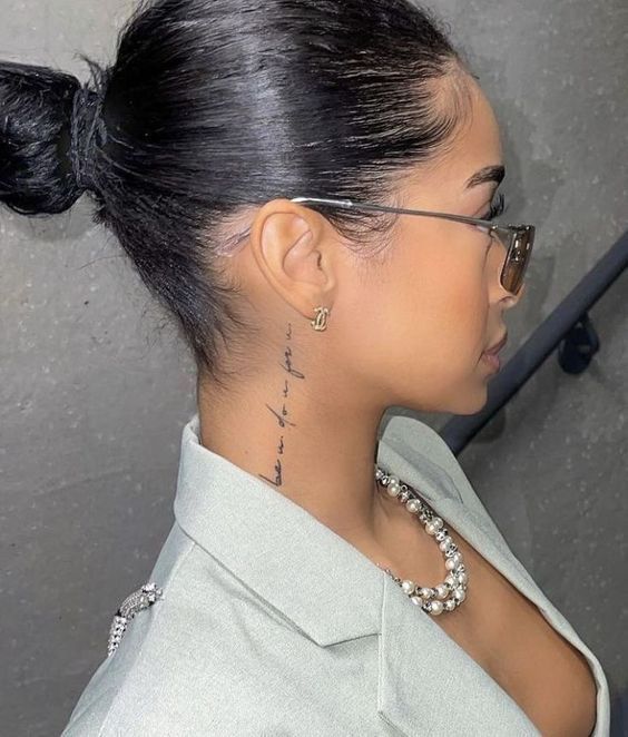 neck tattoo