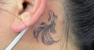 tattoo behind ear