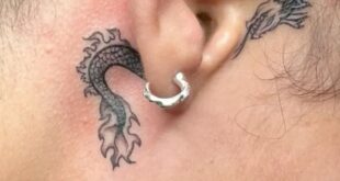 behind the ear tattoo ideas