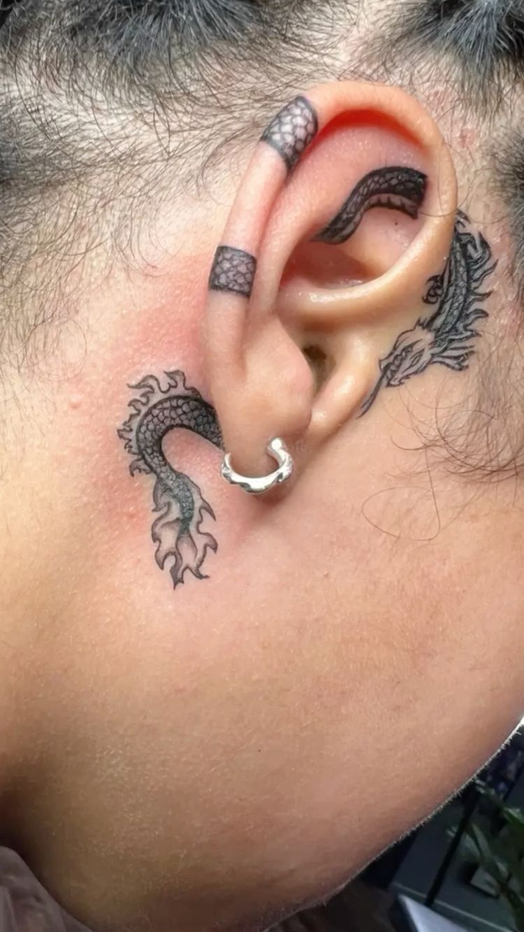 Unique Behind the Ear Tattoo Ideas for a Subtle and Stylish Look