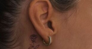 tattoo behind ear