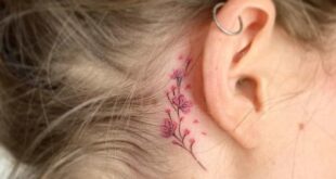 behind the ear tattoo ideas