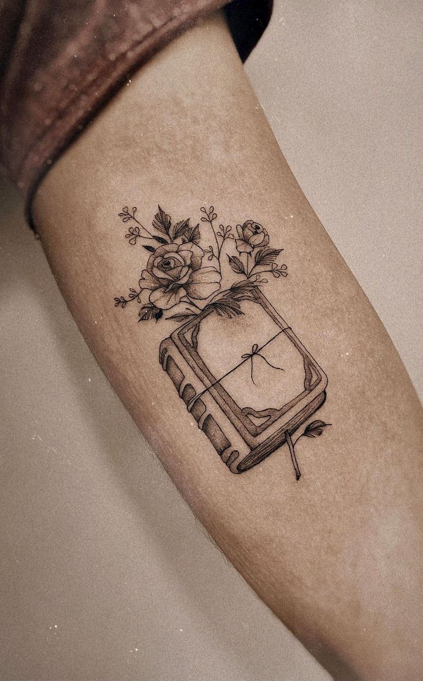 book tattoo ideas