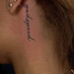 tattoo behind ear