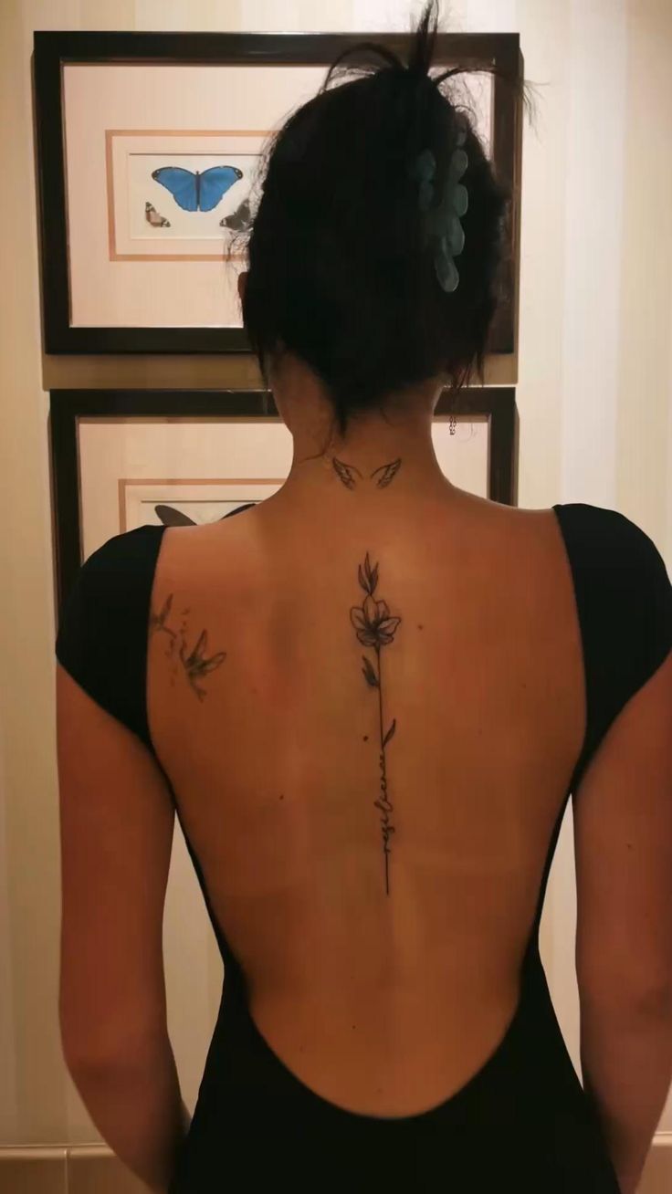 spine tattoos for women