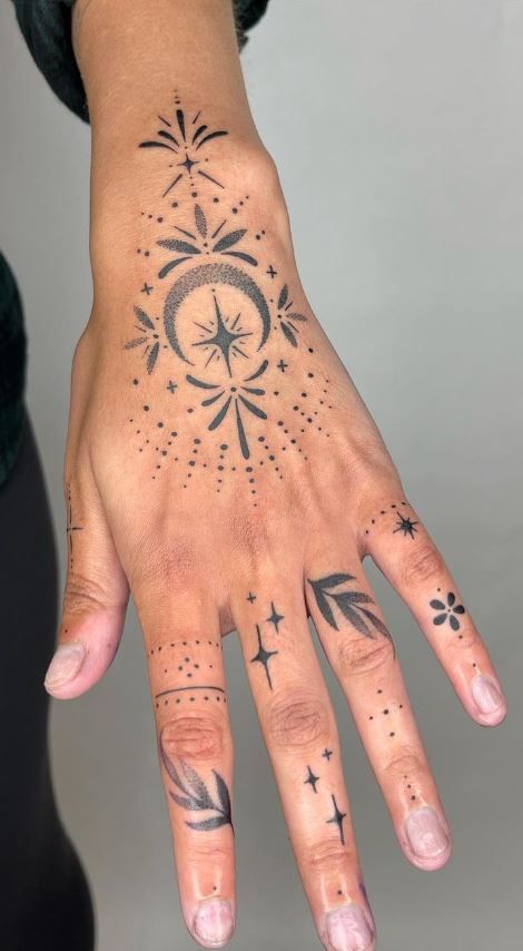 hand tattoos for women