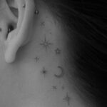 behind the ear tattoo ideas