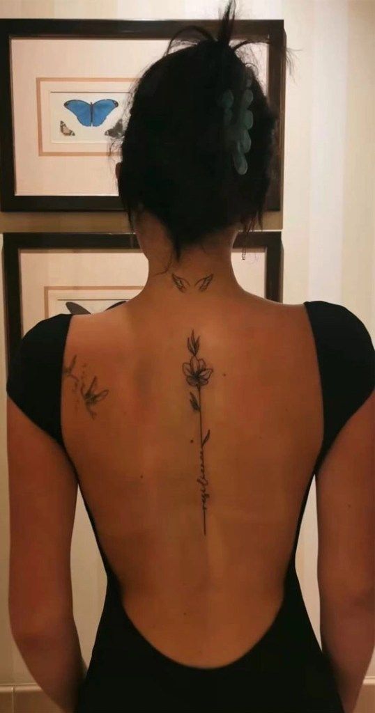 back tattoo women