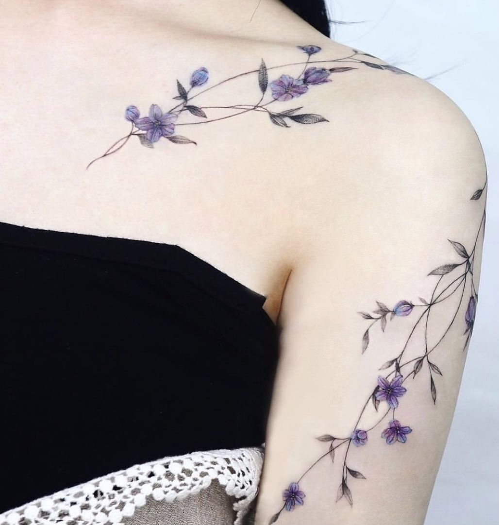 shoulder tattoos for women