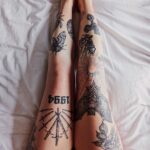 leg tattoos women