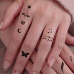 finger tattoos