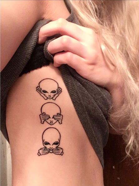 alien tattoo