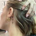 tattoo behind ear