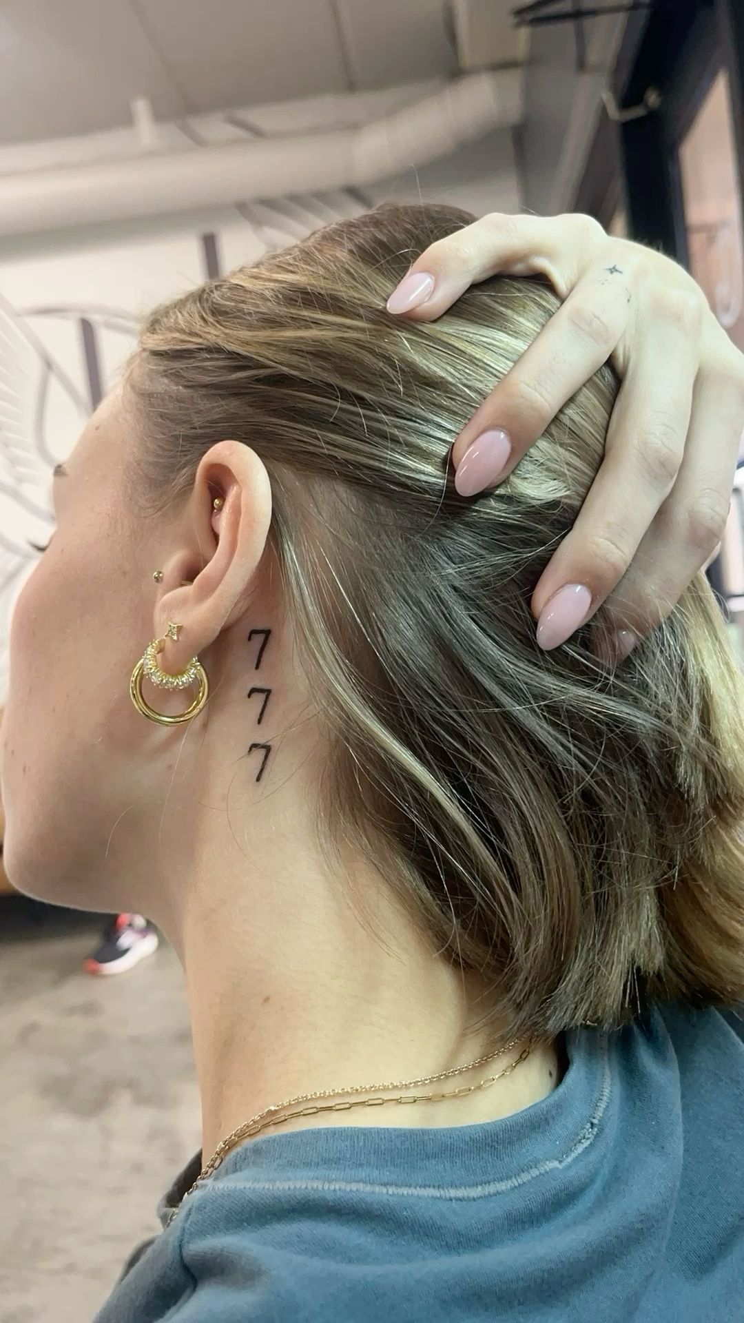 tattoo behind ear