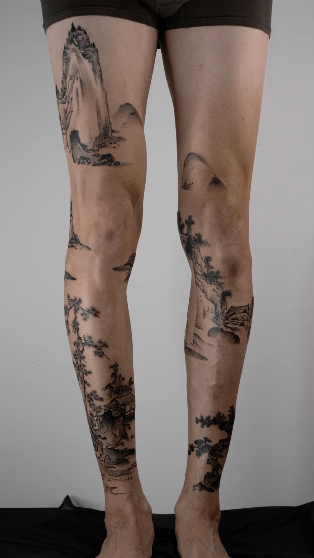 leg tattoos